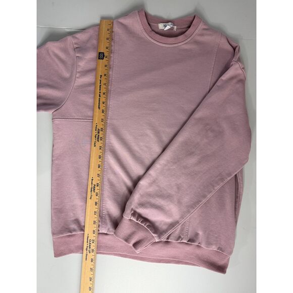 She + Sky Women's Crewneck Sweatshirt Purple 100% Cotton Size L - Picture 7 of 8